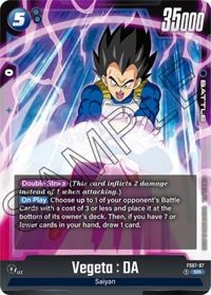 Vegeta : DA | DBS: Fusion World | MYP Cards
