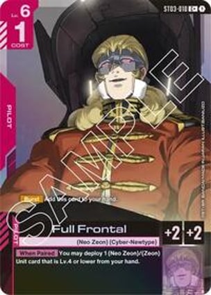 Full Frontal | Gundam Card Game | MYP Cards
