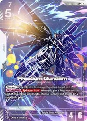 ガンダムカードゲーム　ガンダム　LR++ Freedom Gundam (LR+) | Gundam Card Game | MYP Cards