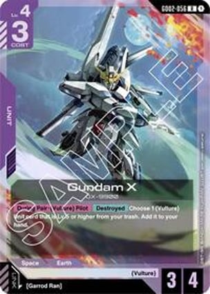 PSA10 Gundamリソース #001 5592 Gundam X (GD02-056) | Gundam Card Game | MYP Cards
