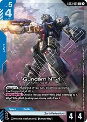 Gundam NT-1 | Gundam Card Game | MYP Cards