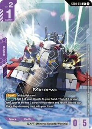 Minerva | Gundam Card Game | MYP Cards