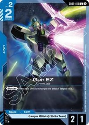 MG カード Gun EZ | Gundam Card Game | MYP Cards