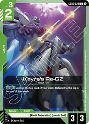 Kayra's Re-GZ | Gundam Card Game | MYP Cards