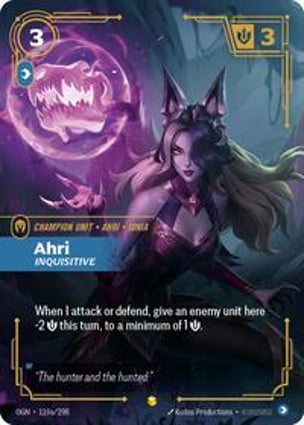 Ahri - Inquisitive (Alternate Art) | Riftbound: League of Legends