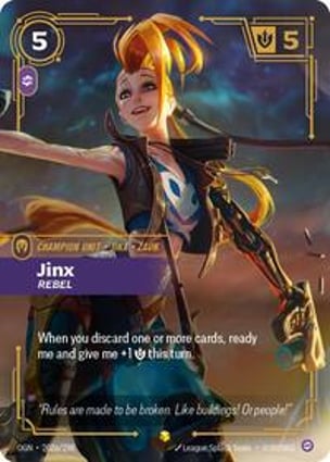 Jinx - Rebel (Alternate Art) | Riftbound: League of Legends | MYP