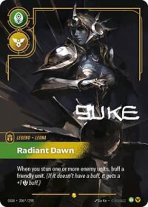 Leona - Radiant Dawn (Overnumbered) | Riftbound: League of Legends