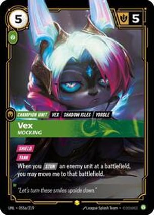 Vex - Mocking (Alternate Art) | Riftbound: League of Legends | MYP
