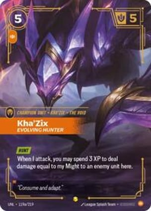 その他  Rift Histórico de Preços - Kha'Zix - Evolving Hunter (Alternate