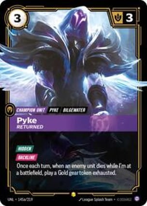 Pyke - Returned (Alternate Art) | Riftbound: League of Legends