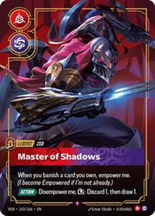 Zed - Master of Shadows | Riftbound: League of Legends | MYP Cards