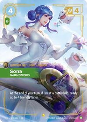 Sona, Harmonious | Riftbound: League of Legends | MYP Cards