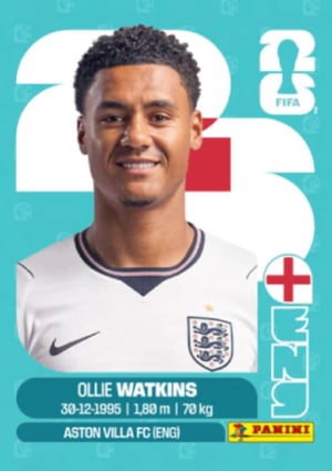 Ollie Watkins - ENG20 | Copa do Mundo 2026 | MYP Cards