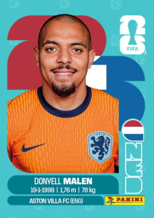 その他 2020 Donyell Malen Mosaic Peacock FIFA Donyell Malen - NED18 | Copa do Mundo 2026 | MYP Cards