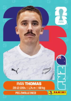 Ryan Thomas - NZL12 | Copa do Mundo 2026 | MYP Cards