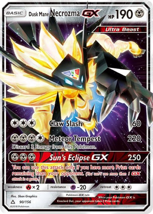 Necrozma Juba Crepúsculo-GX (090/156) / Dusk Mane Necrozma-GX