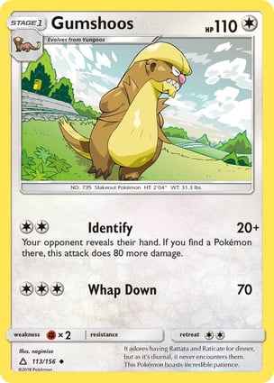 Gumshoos (113/156) | Pokémon | MYP Cards