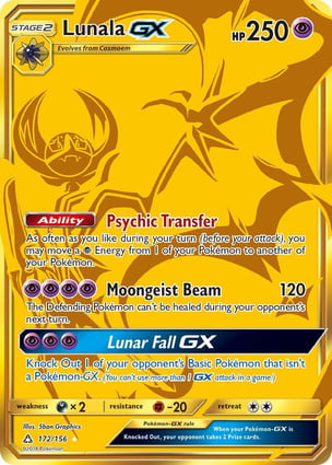 Lunala-GX (172/156) | Pokémon | MYP Cards