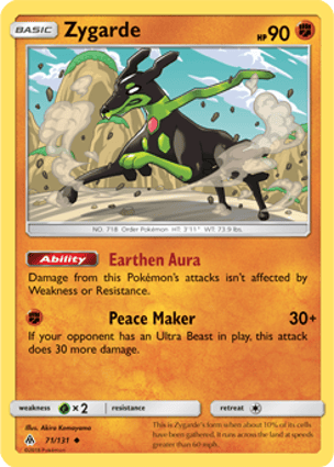 Zygarde (071/131) | Pokémon | MYP Cards