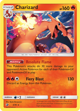 Charizard (003/70) | Pokémon | MYP Cards
