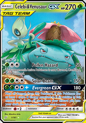 Celebi e Venusaur-GX (001/181) / Celebi & Venusaur-GX