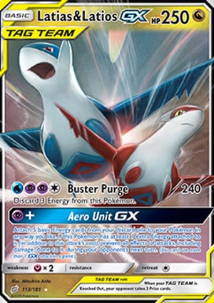 Latias e Latios-GX (113/181) / Latias & Latios-GX | Pokémon