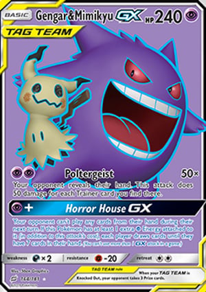 Gengar e Mimikyu-GX (164/181) / Gengar & Mimikyu-GX | Pokémon