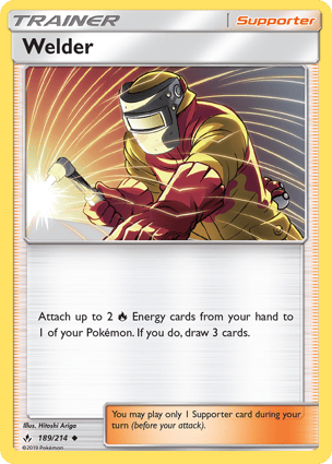 Soldadora (189/214) / Welder | Pokémon | MYP Cards