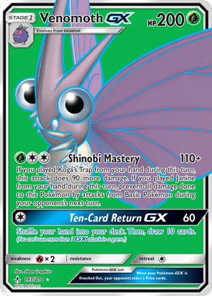 Venomoth-GX (193/214) | Pokémon | MYP Cards