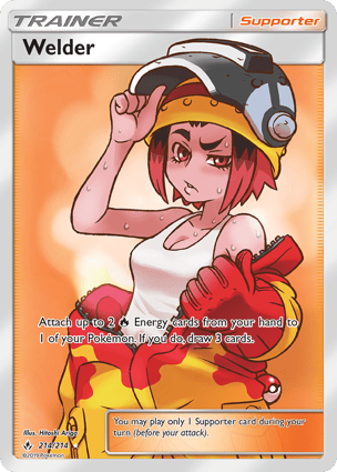 Soldadora (214/214) / Welder | Pokémon | MYP Cards