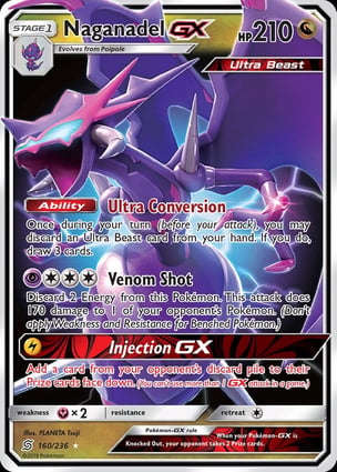 Naganadel-GX (160/236) | Pokémon | MYP Cards