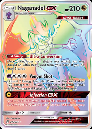 PSA10 アーゴヨンGX/ Naganadel GX HR B　058/050 Naganadel-GX (249/236) | Pokémon | MYP Cards