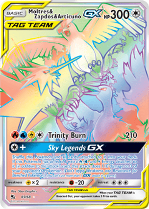 Moltres, Zapdos e Articuno-GX (069/68) / Moltres & Zapdos &amp