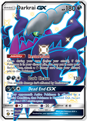 Histórico de Preços - Darkrai-GX | Pokémon | MYP Cards