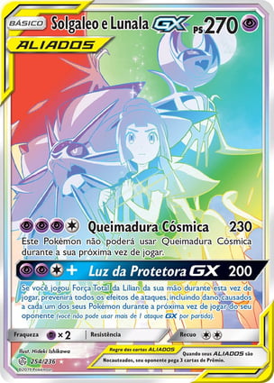 Solgaleo e Lunala-GX (254/236) / Solgaleo & Lunala-GX