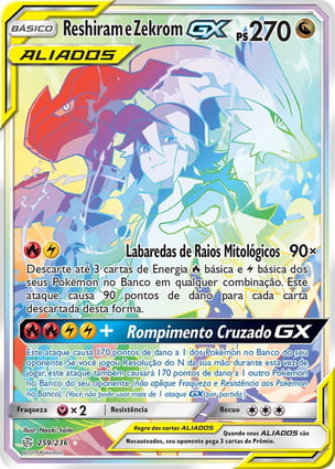 Reshiram e Zekrom-GX (259/236) / Reshiram & Zekrom-GX