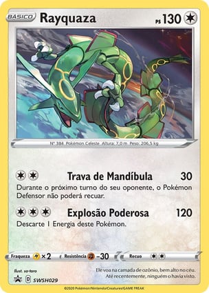 Histórico de Preços - Rayquaza | Pokémon | MYP Cards