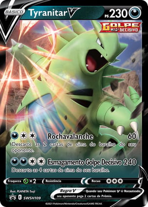 Tyranitar V (SWSH109) | Pokémon | MYP Cards
