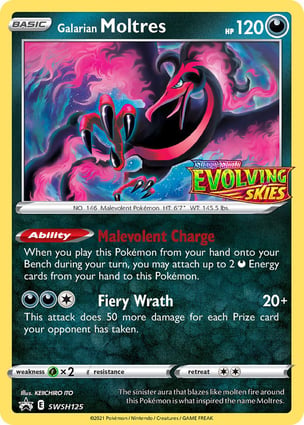 Moltres de Galar (SWSH125) / Galarian Moltres | Pokémon | MYP Cards