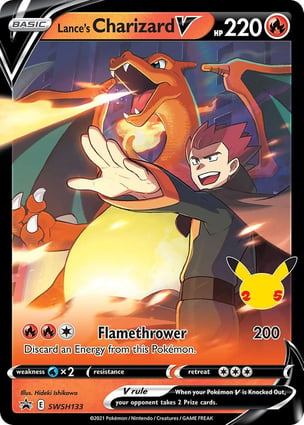 ポケモンカード25th Lance’s Charizard V Lance's Charizard V (SWSH133) | Pokémon | MYP Cards