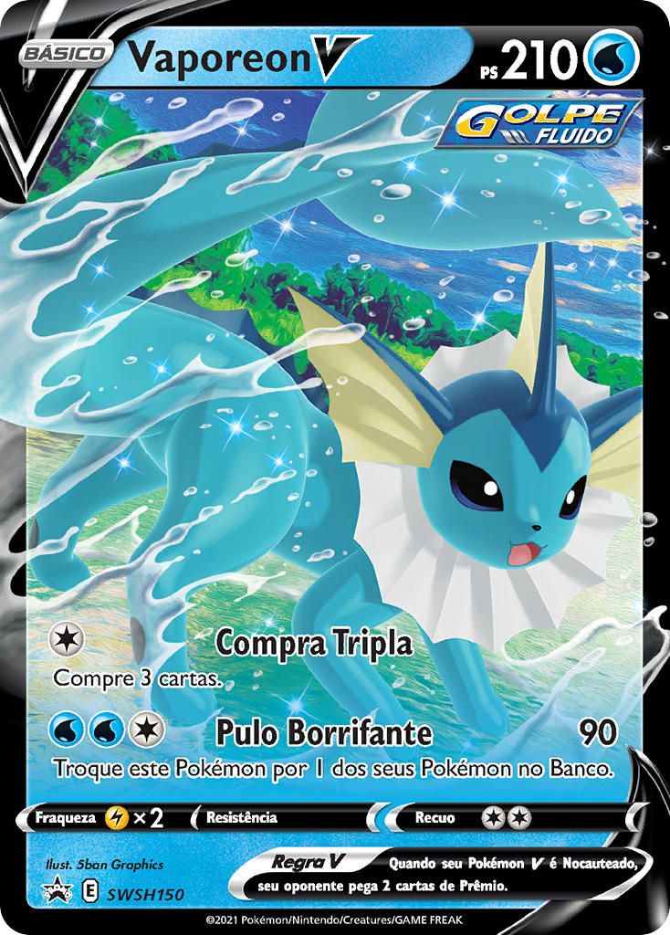 Vaporeon V (SWSH150) | Pokémon | MYP Cards
