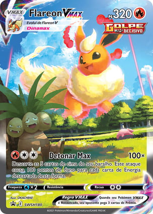 Flareon VMAX (SWSH180) | Pokémon | MYP Cards