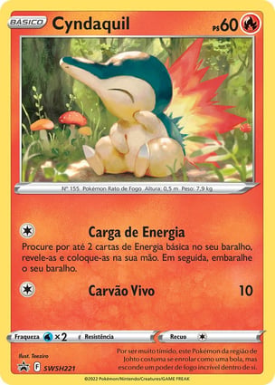 Cyndaquil (SWSH221) | Pokémon | MYP Cards