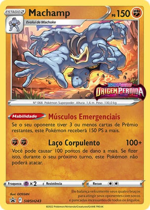 Machamp ポケモンカード Machamp (SWSH243) | Pokémon | MYP Cards