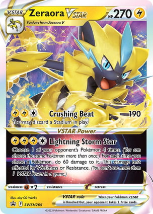 Zeraora VSTAR (SWSH265) | Pokémon | MYP Cards