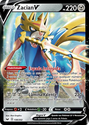 Zacian V (138/202) | Pokémon | MYP Cards
