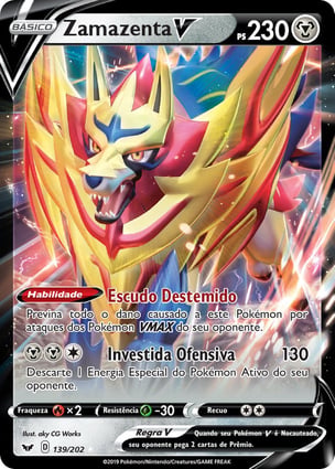 Histórico de Preços - Zamazenta V | Pokémon | MYP Cards