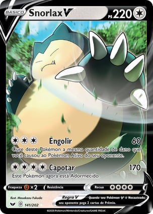 Snorlax V (141/202) | Pokémon | MYP Cards