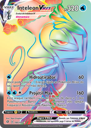 Inteleon VMAX (195/192) | Pokémon | MYP Cards