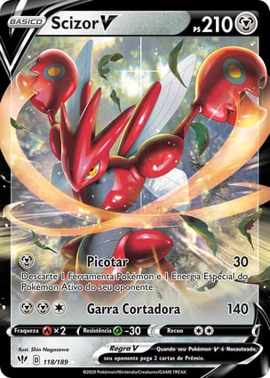 Scizor V (118/189) | Pokémon | MYP Cards